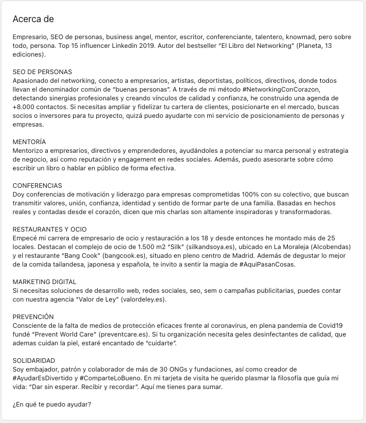 Diseño de tu Perfil de Linkedin 